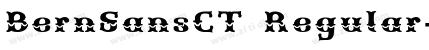 BernSansCT Regular字体转换